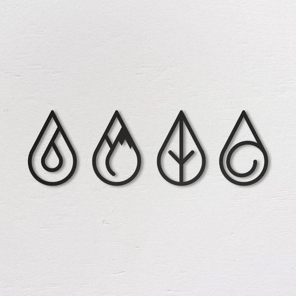 Four Elements Singa - Metal Wall Hanging - Picture 5 of 7